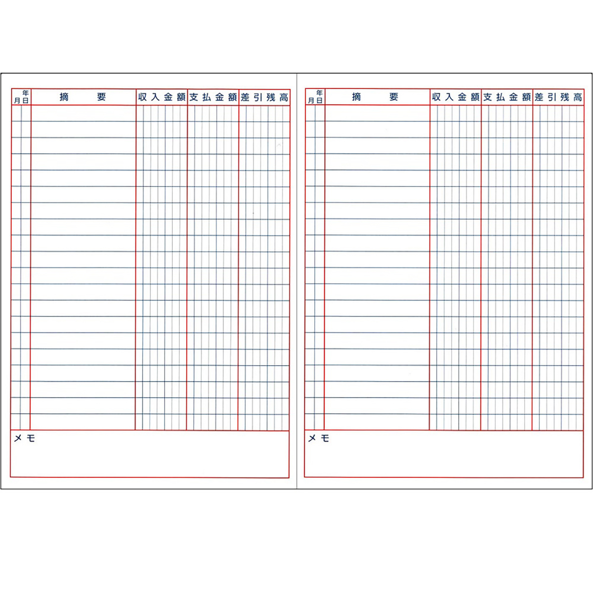 ダイゴー　太罫金銭出納帳　Ａ５　ブラウン