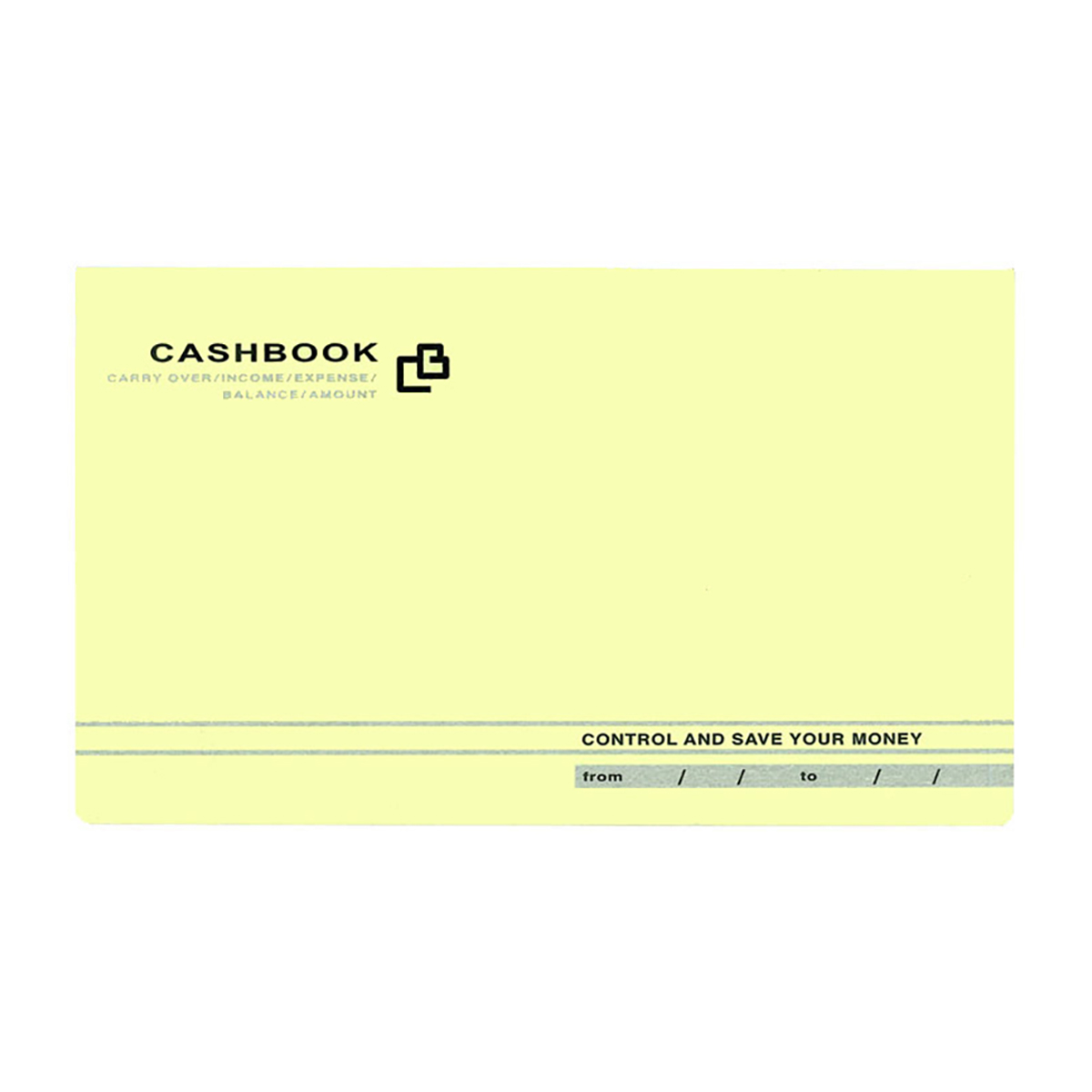 ダイゴー　通帳型キャッシュ　ライトグリーン