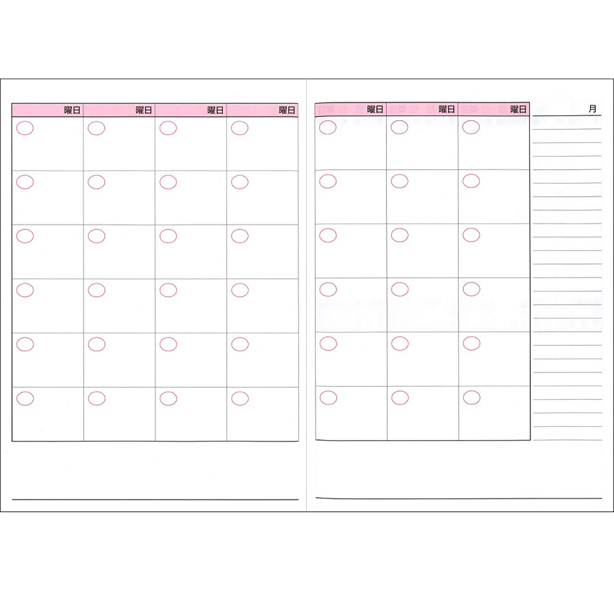 ダイゴー　ギンガムチェック家計簿　Ｂ５　レッド