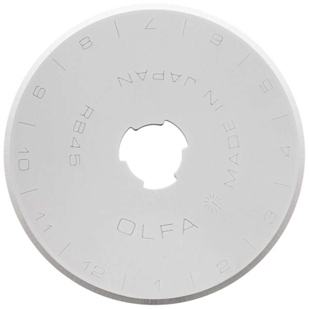 オルファカッター／円形刃４５ミリ替刃　１０枚入