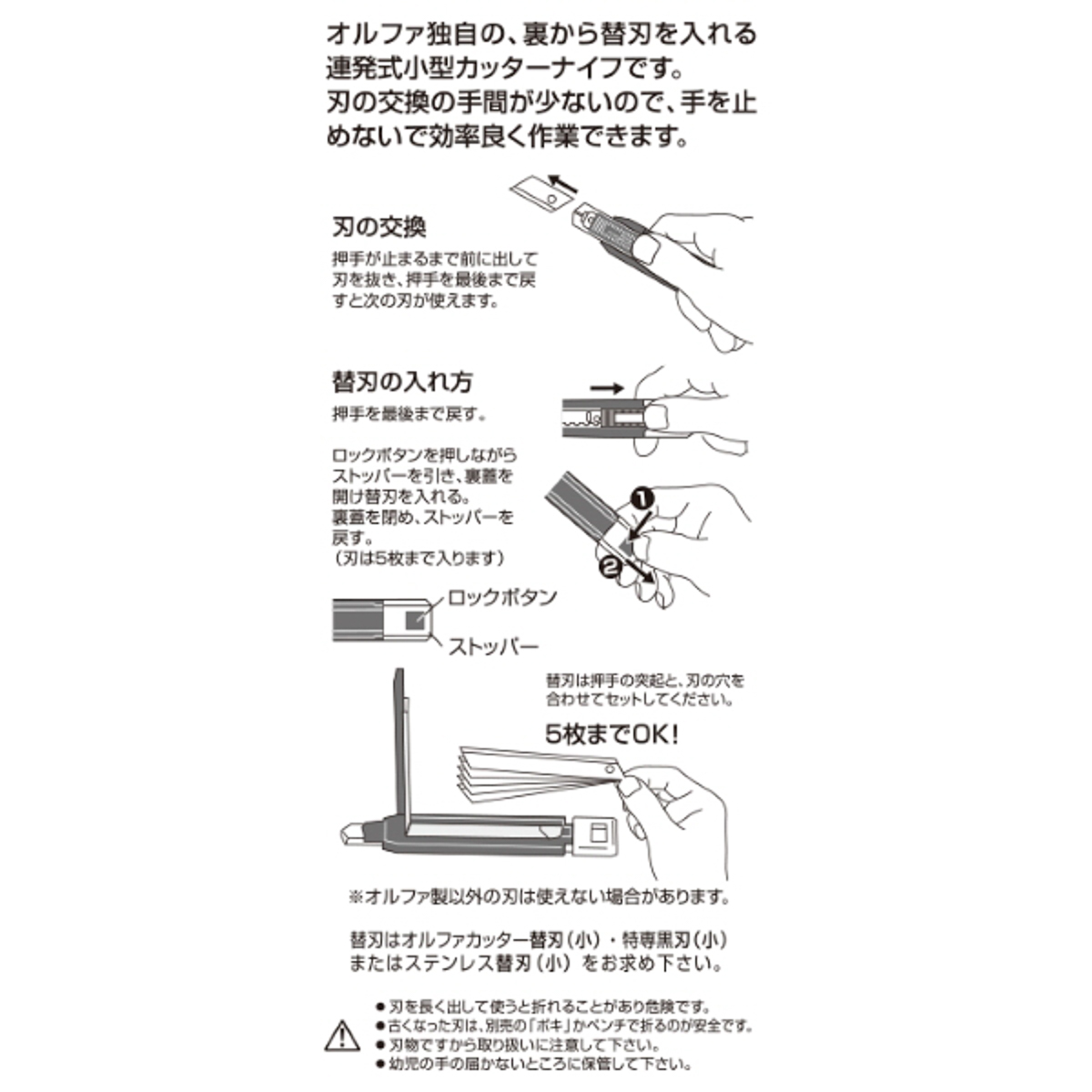 オルファカッター／ＭＺ－Ｓ型