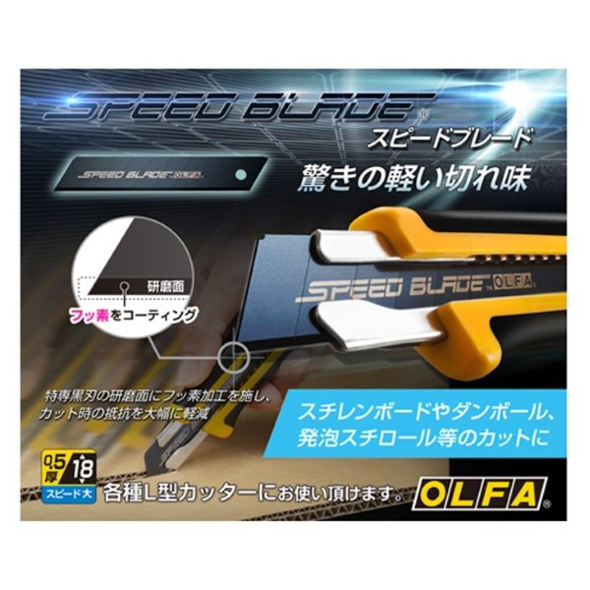 オルファ カッター/スピードブレード〔大〕５枚入