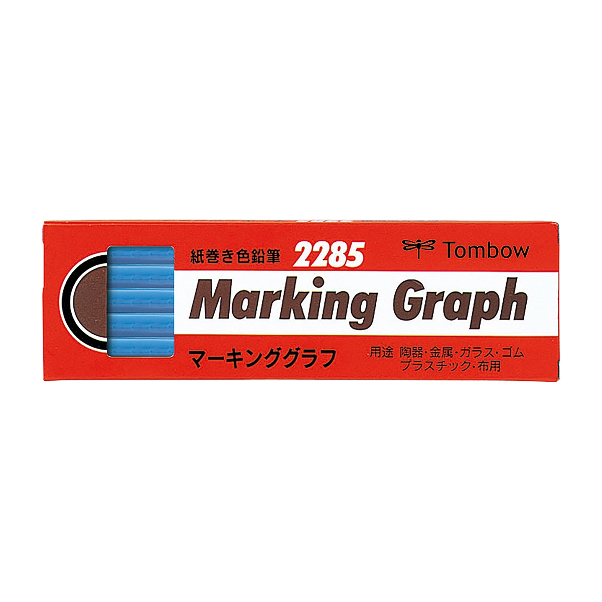 トンボ鉛筆　マ－キンググラフ　水色(1ダース)