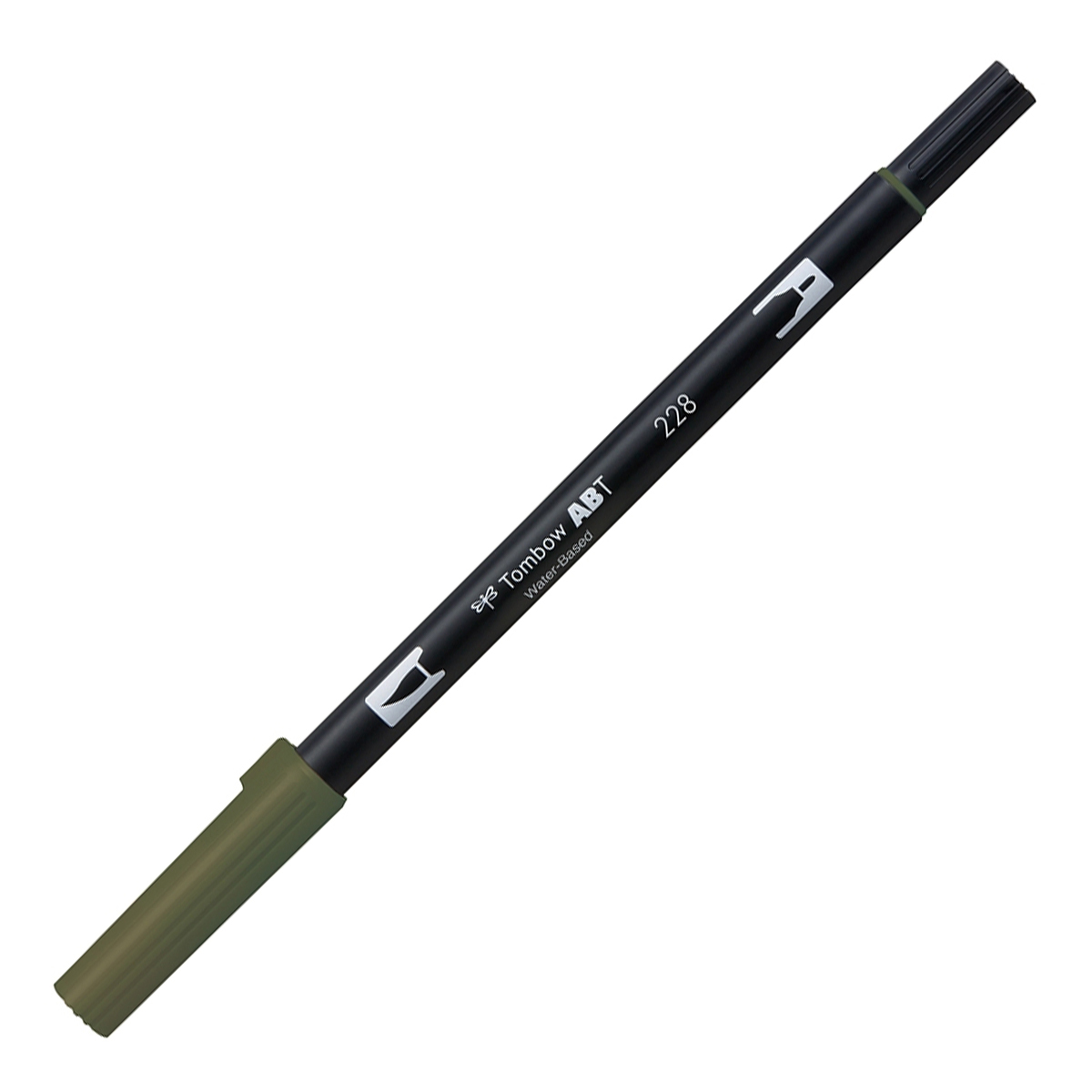 トンボ鉛筆　水性マ－カ－　ＡＢＴ　２２８　グリーングレー