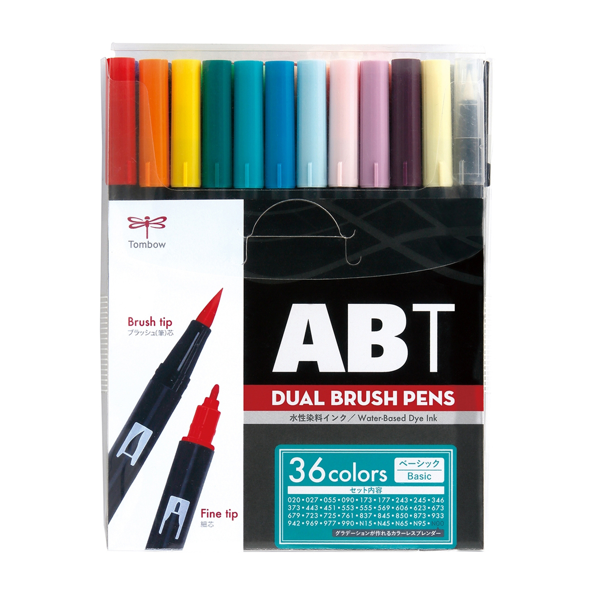 トンボ鉛筆　水性マーカーＡＢＴ３６色ベーシック