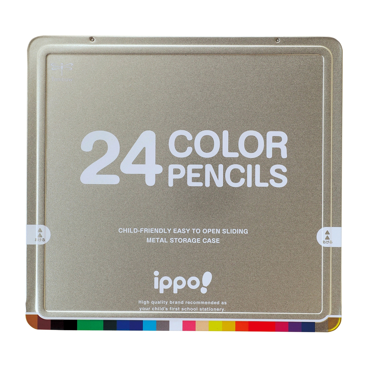 トンボ鉛筆　スライド缶入色鉛筆ナチュラルＮ０４２４Ｃ