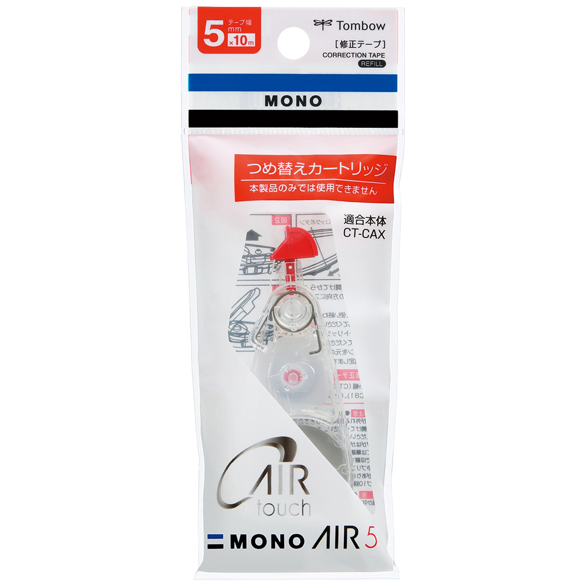 トンボ鉛筆　修正テープカートリッジモノエアー５