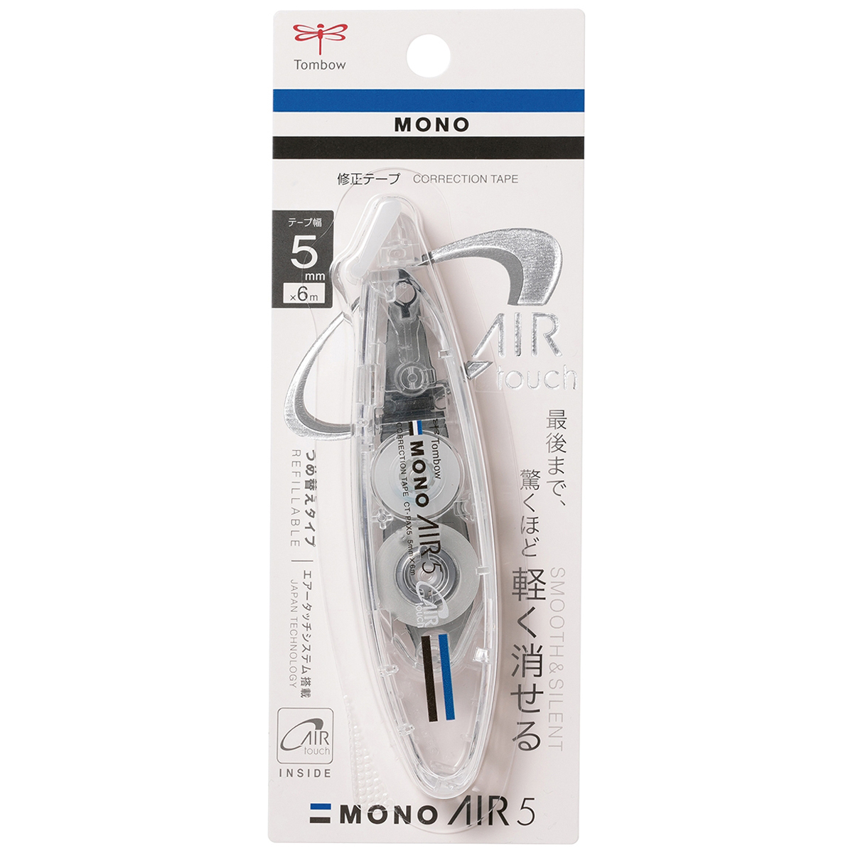 トンボ鉛筆　修正テープモノエアーペン型詰替式５