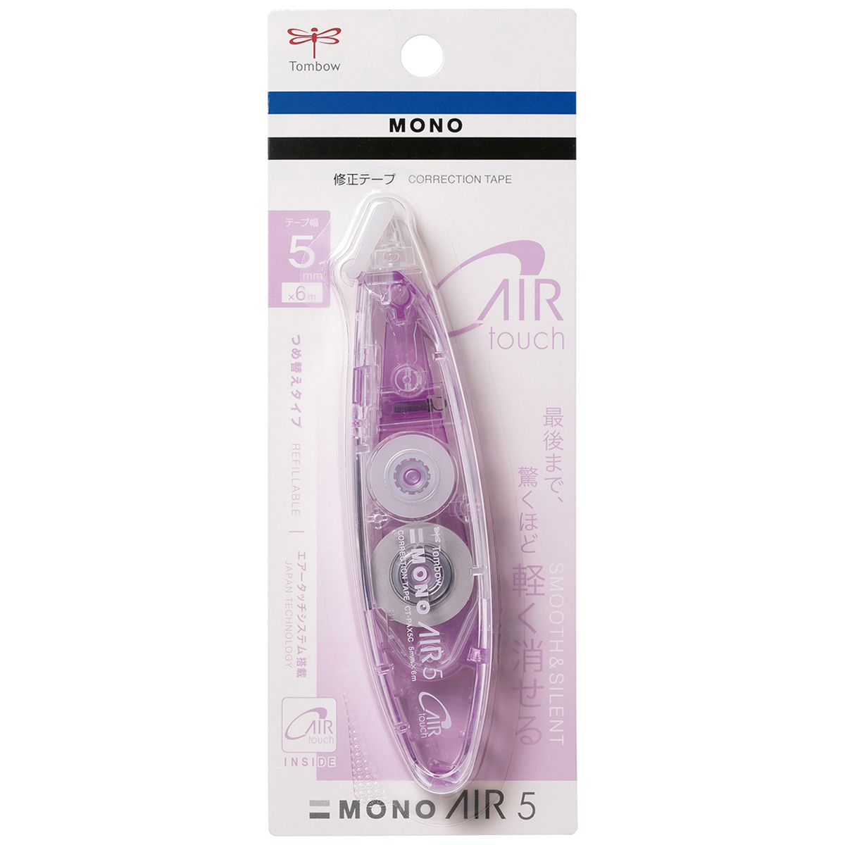 トンボ鉛筆　修正テープモノエアーペン型詰替え式５C８１コスモス