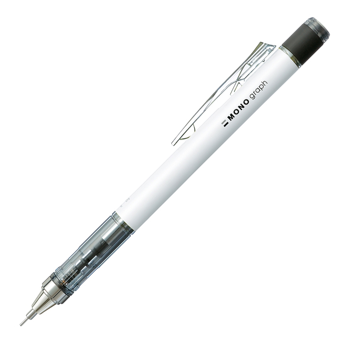 トンボ鉛筆　シャープペンシル　モノグラフ　０．５ｍｍ　ネオンホワイト　パック
