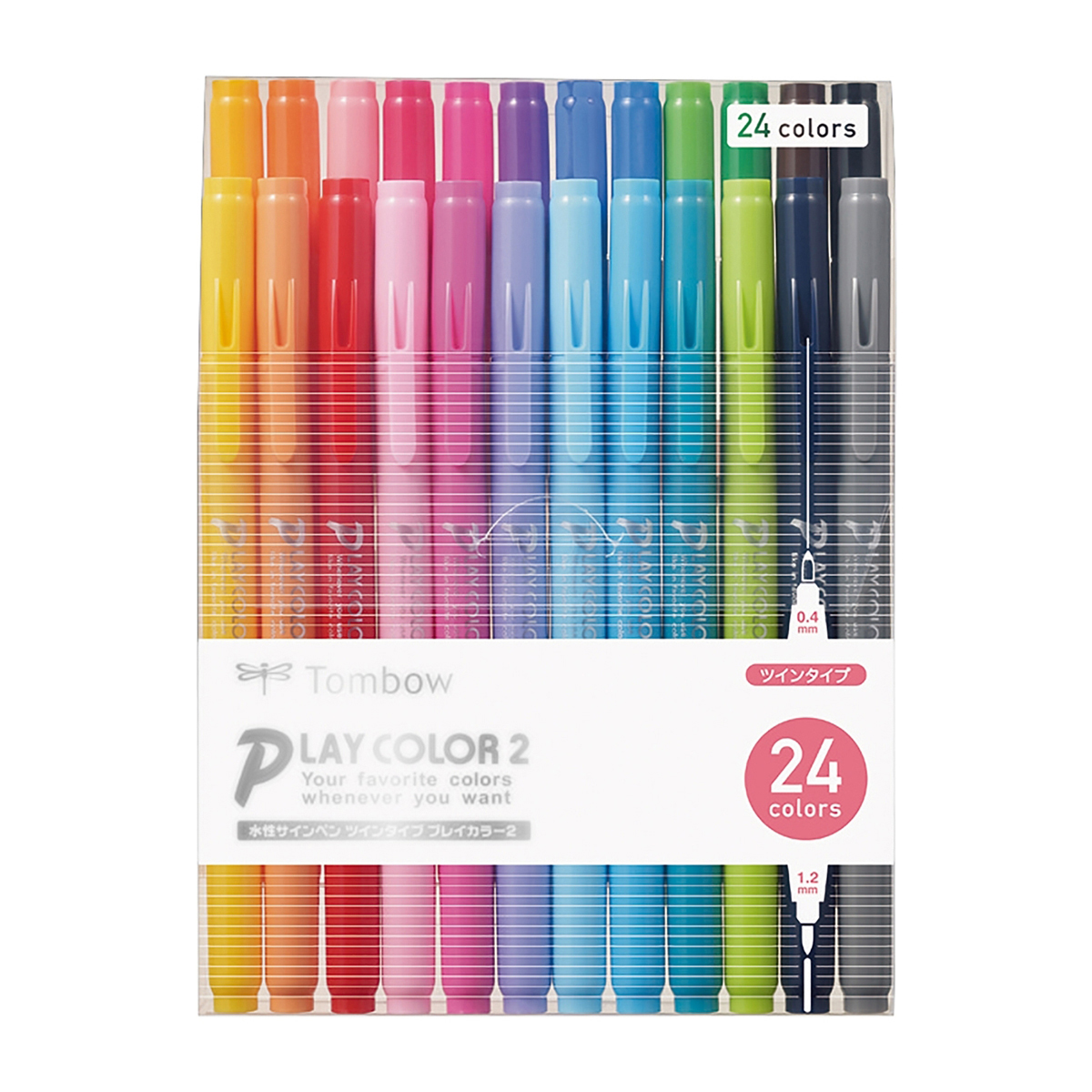 トンボ鉛筆　水性サインペンＴＰ２４Ｃパック