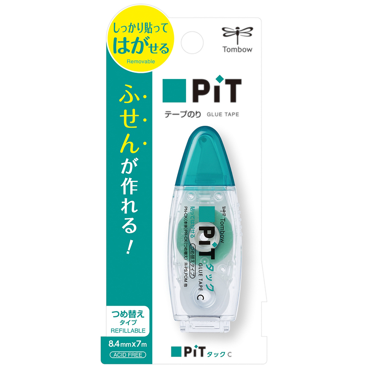 トンボ鉛筆　テープのりピットタックＣ