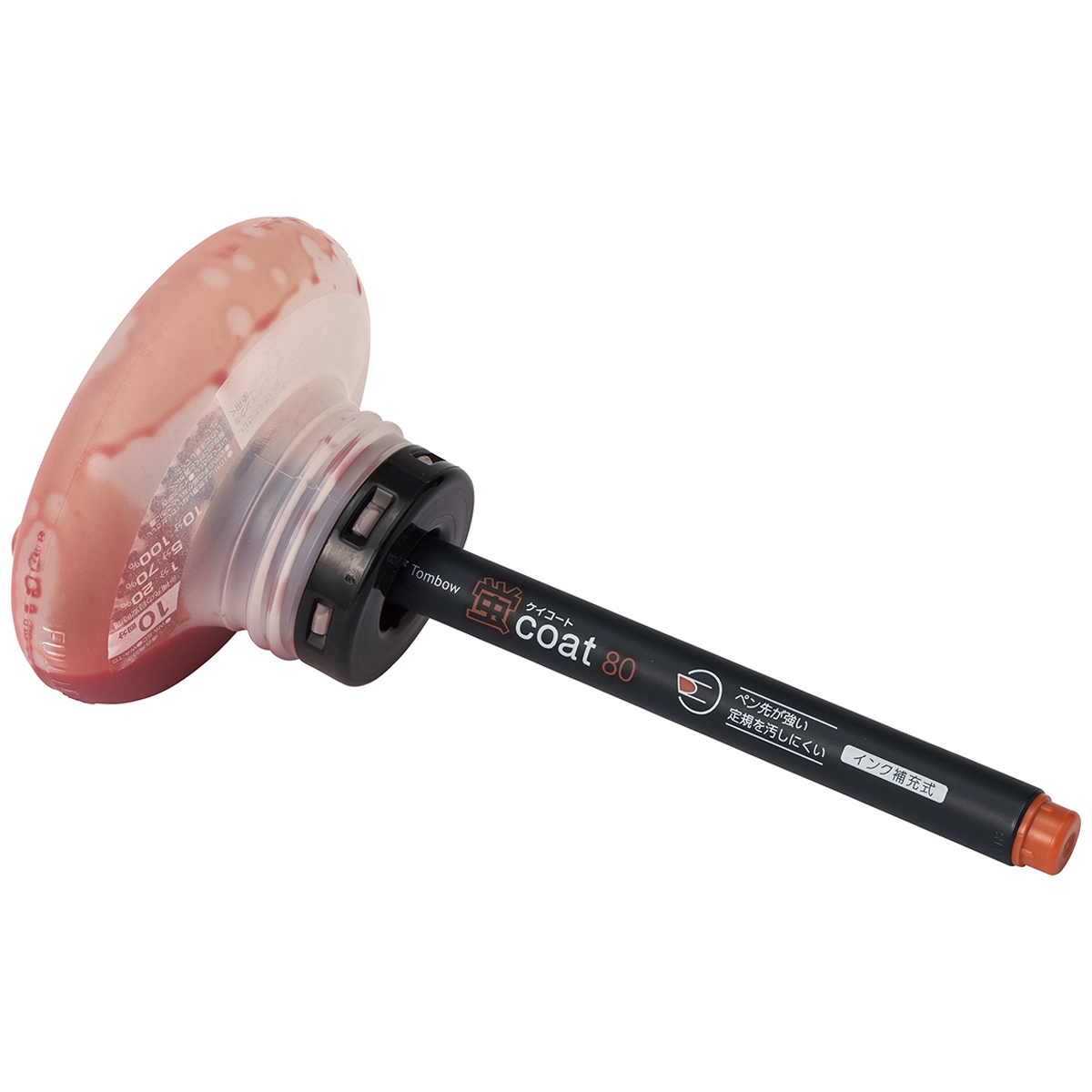 トンボ鉛筆　蛍光補充インクＲＩ　３１　茶