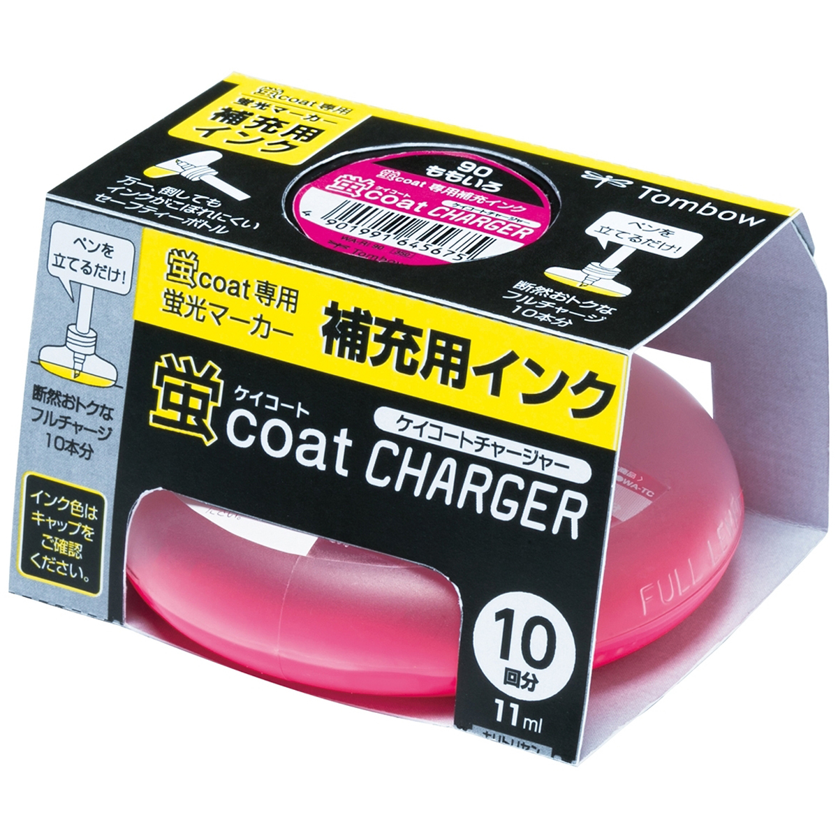 トンボ鉛筆　蛍光補充インクＲＩ　９０　桃