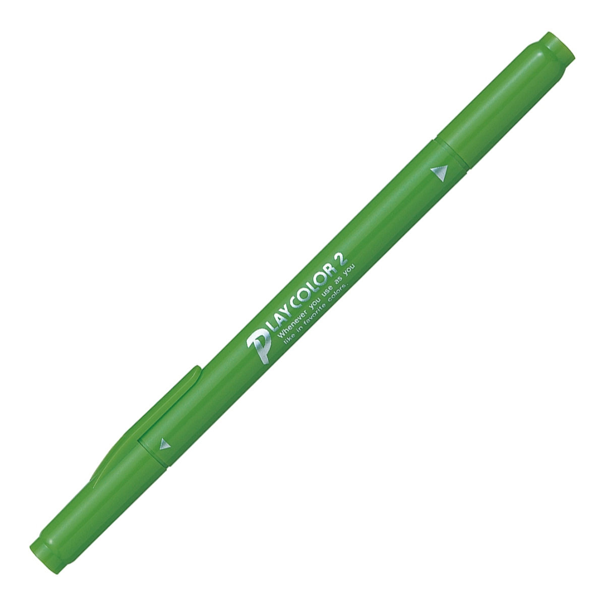 トンボ鉛筆　水性サインペンプレイカラ－２　黄緑