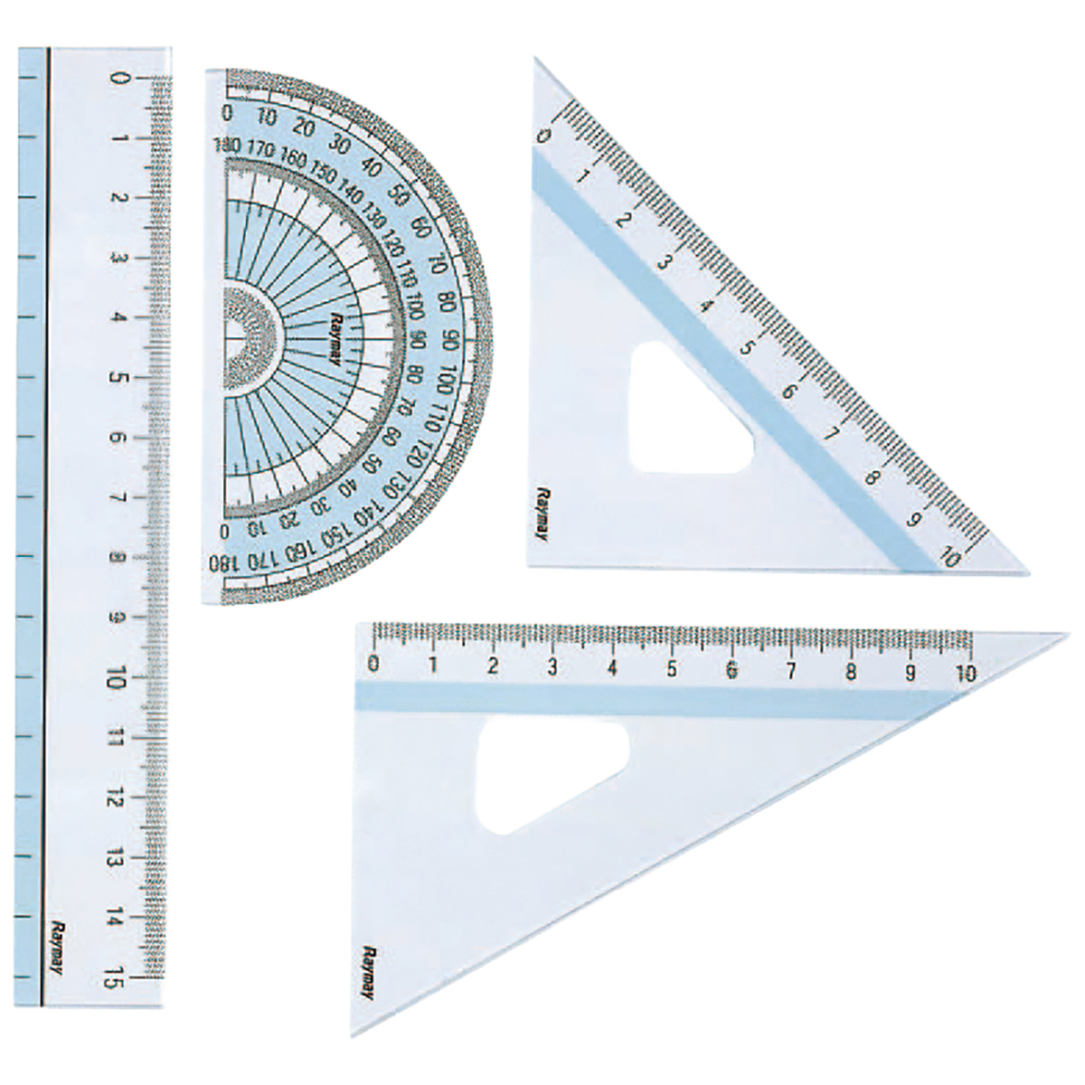 レイメイ藤井　スタディメイト・アクリル製定規セット　AJT421