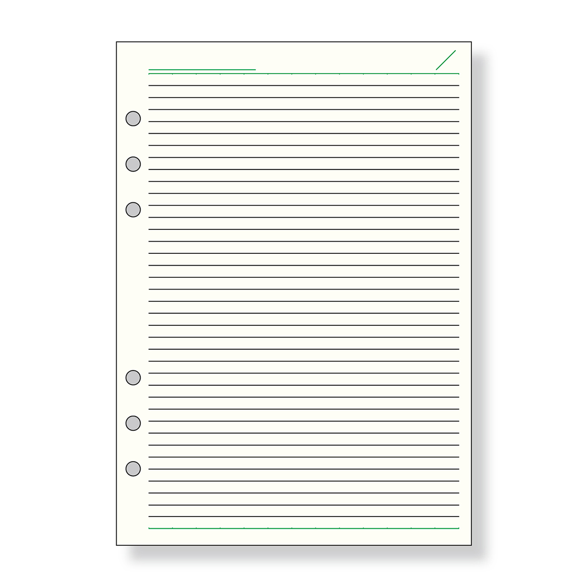 レイメイ藤井　ダヴィンチ リフィル (A5) 横罫ノート 5.0ｍｍ罫　DAR294