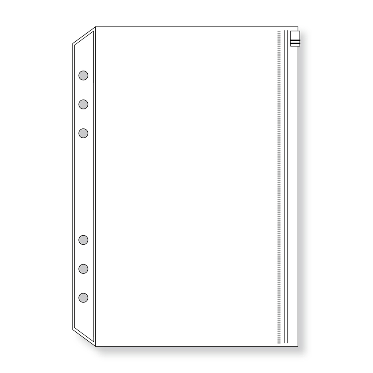 レイメイ藤井　ダヴィンチ リフィル (A5) ファスナーポケット　DAR322