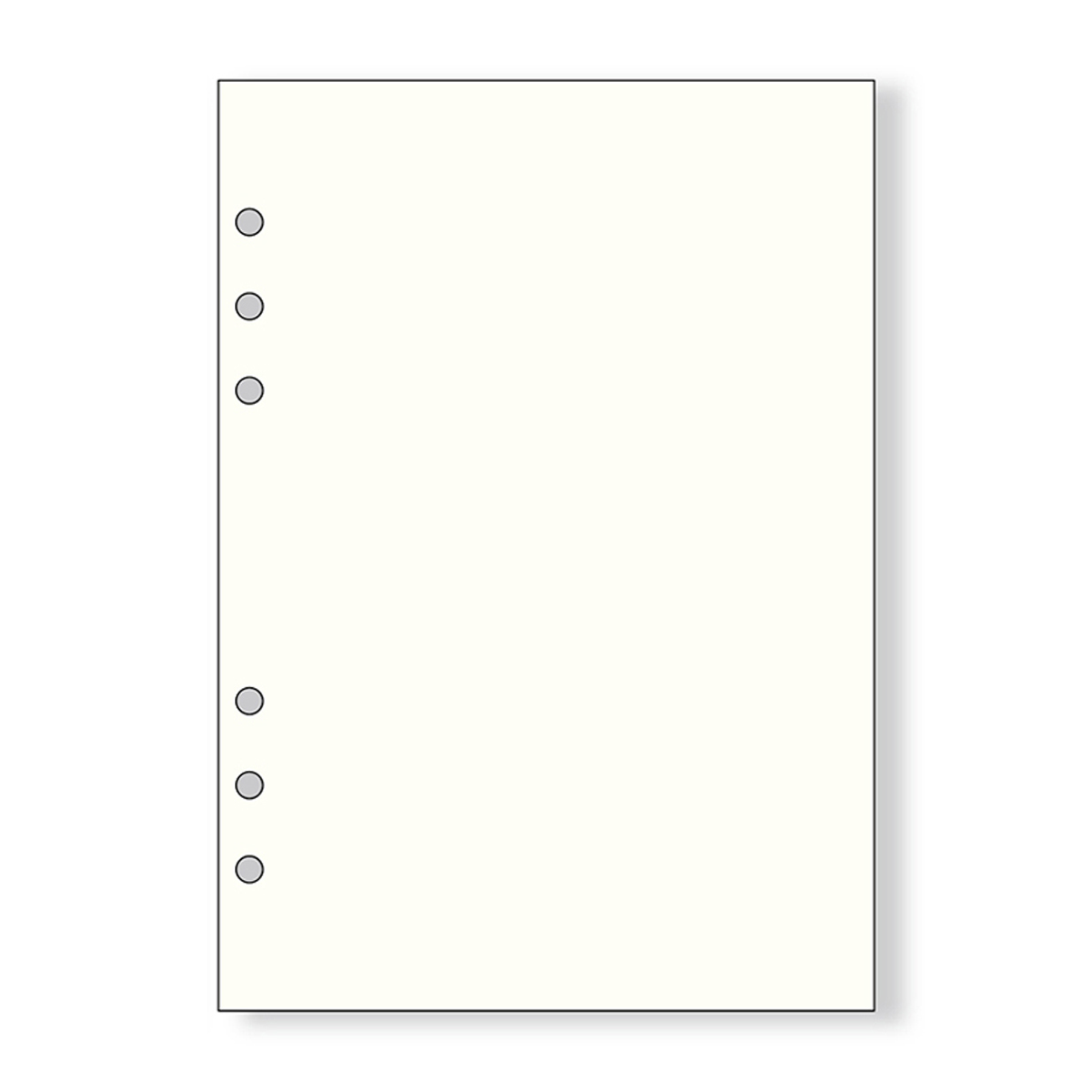 レイメイ藤井　ダヴィンチ リフィル (A5) 徳用ノート 無地 クリーム　DAR457L