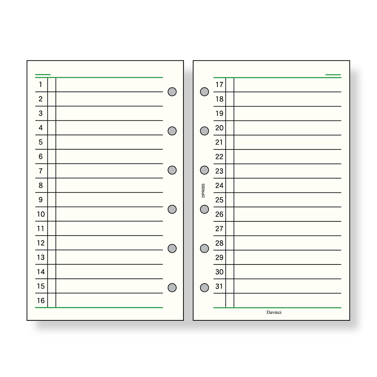 レイメイ藤井　ダヴィンチ リフィル (ポケット) フリーマンスリーB　DPR205