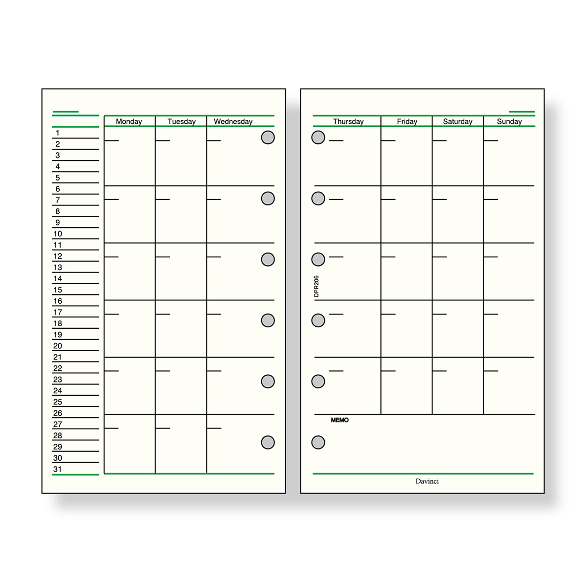 レイメイ藤井　ダヴィンチ リフィル (ポケット) フリーマンスリーA　DPR206