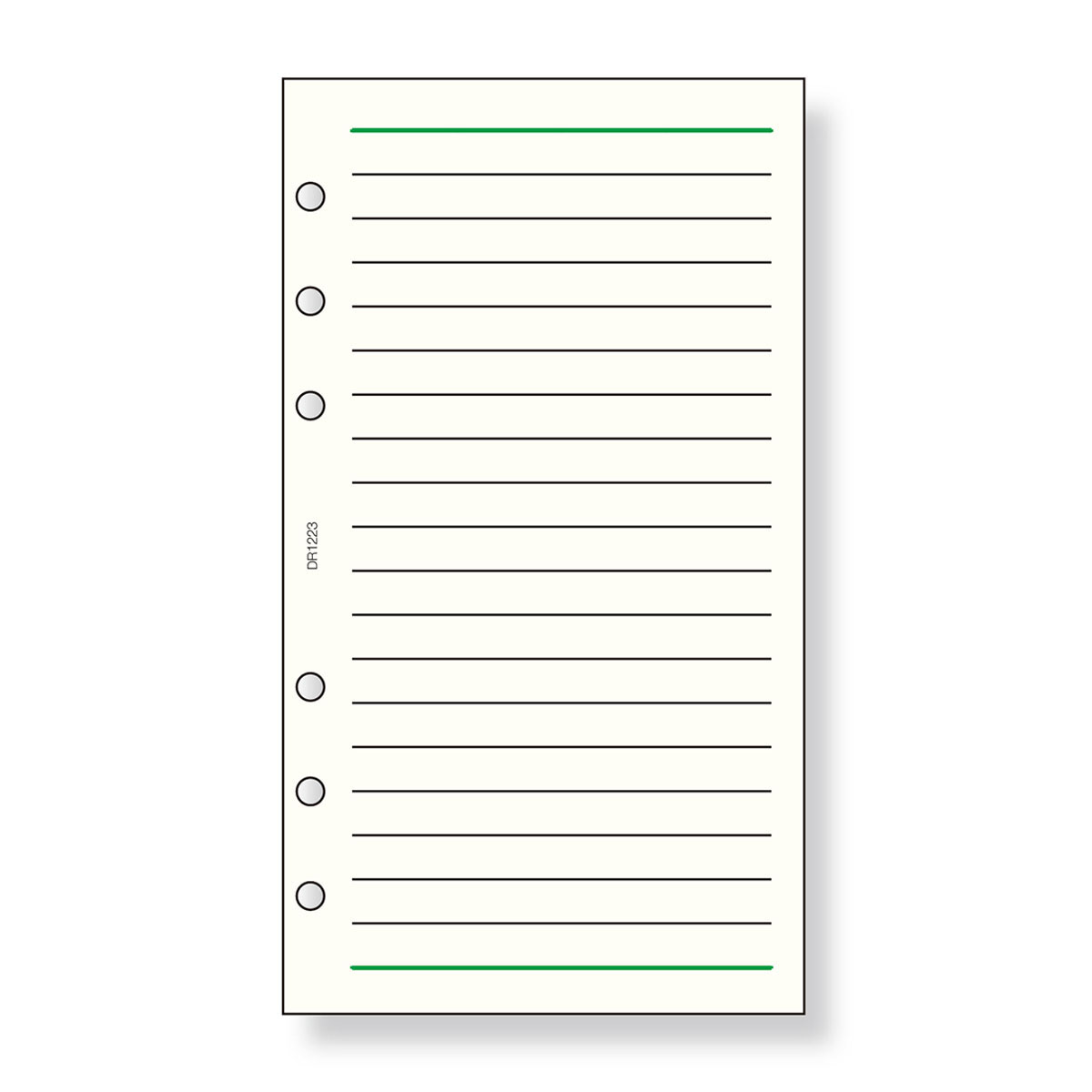 レイメイ藤井　ダ・ヴィンチ リフィル 横罫ノート（8mm） 聖書サイズ　DR1223