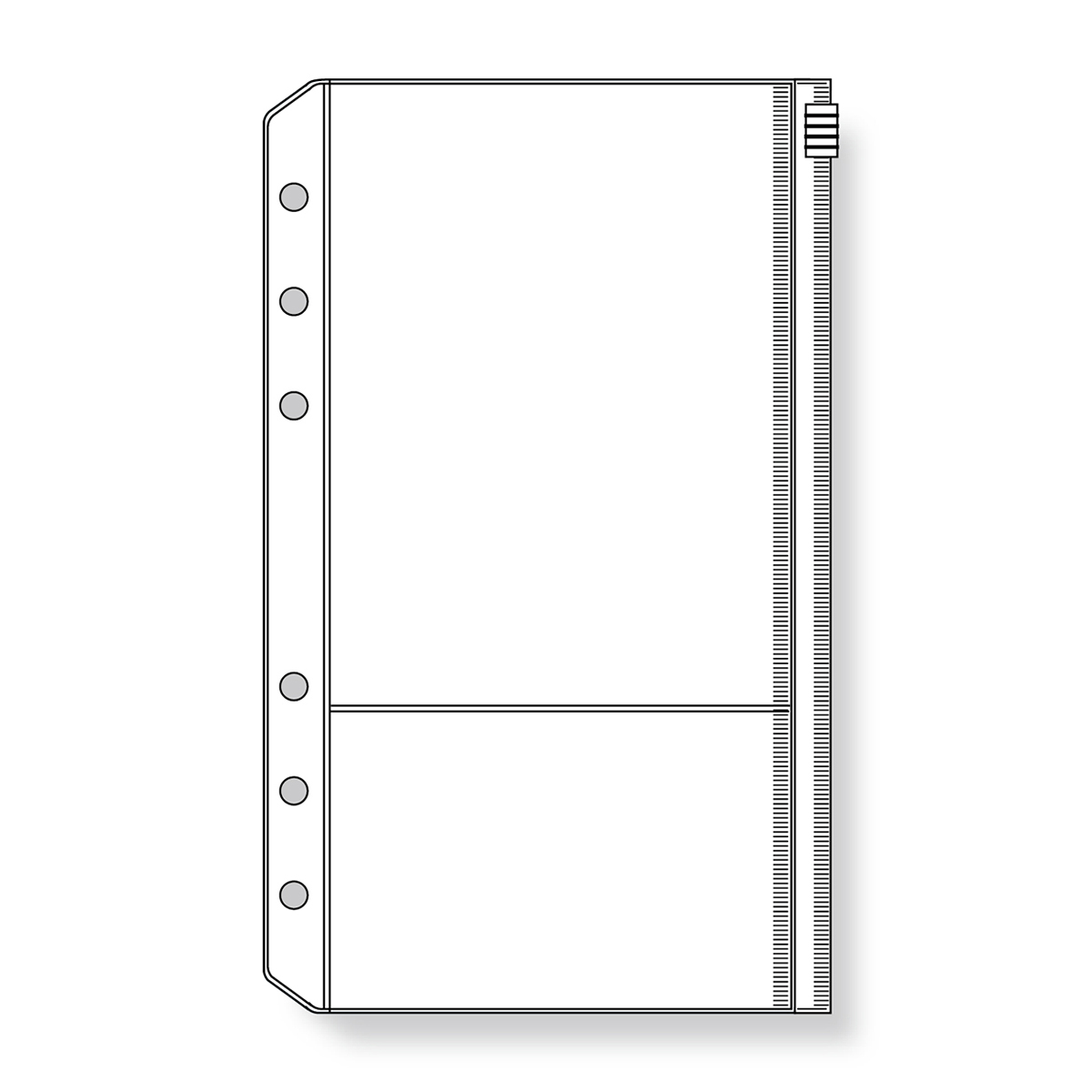 レイメイ藤井　ダヴィンチ リフィル (聖書) ファスナーポケット 引手付　DR313