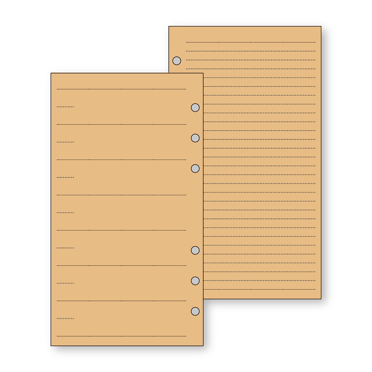 レイメイ藤井　ダ・ヴィンチリフィル 竹紙フリーウィークリースケジュール 聖書サイズ　DR4406