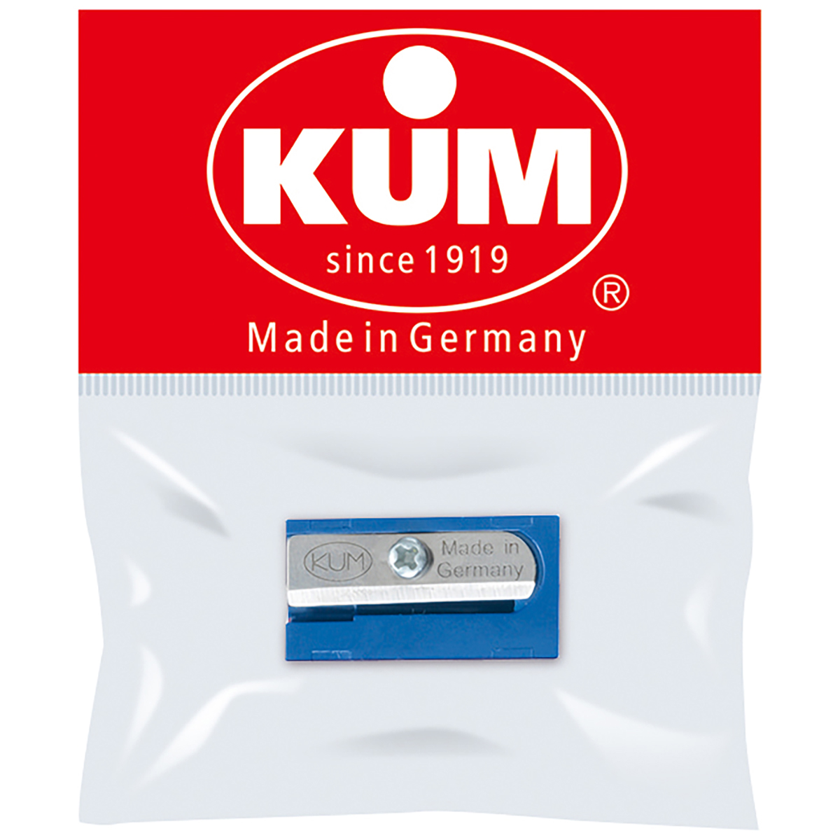 レイメイ藤井　KUM 100-K 削り器 (ウェッジ) ブルー　KM100A