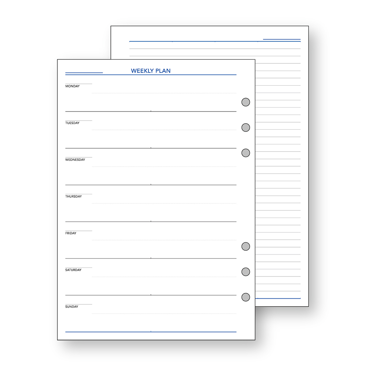 レイメイ藤井　キーワード リフィル (A5) フリーウィークリー レフト　WAR5503