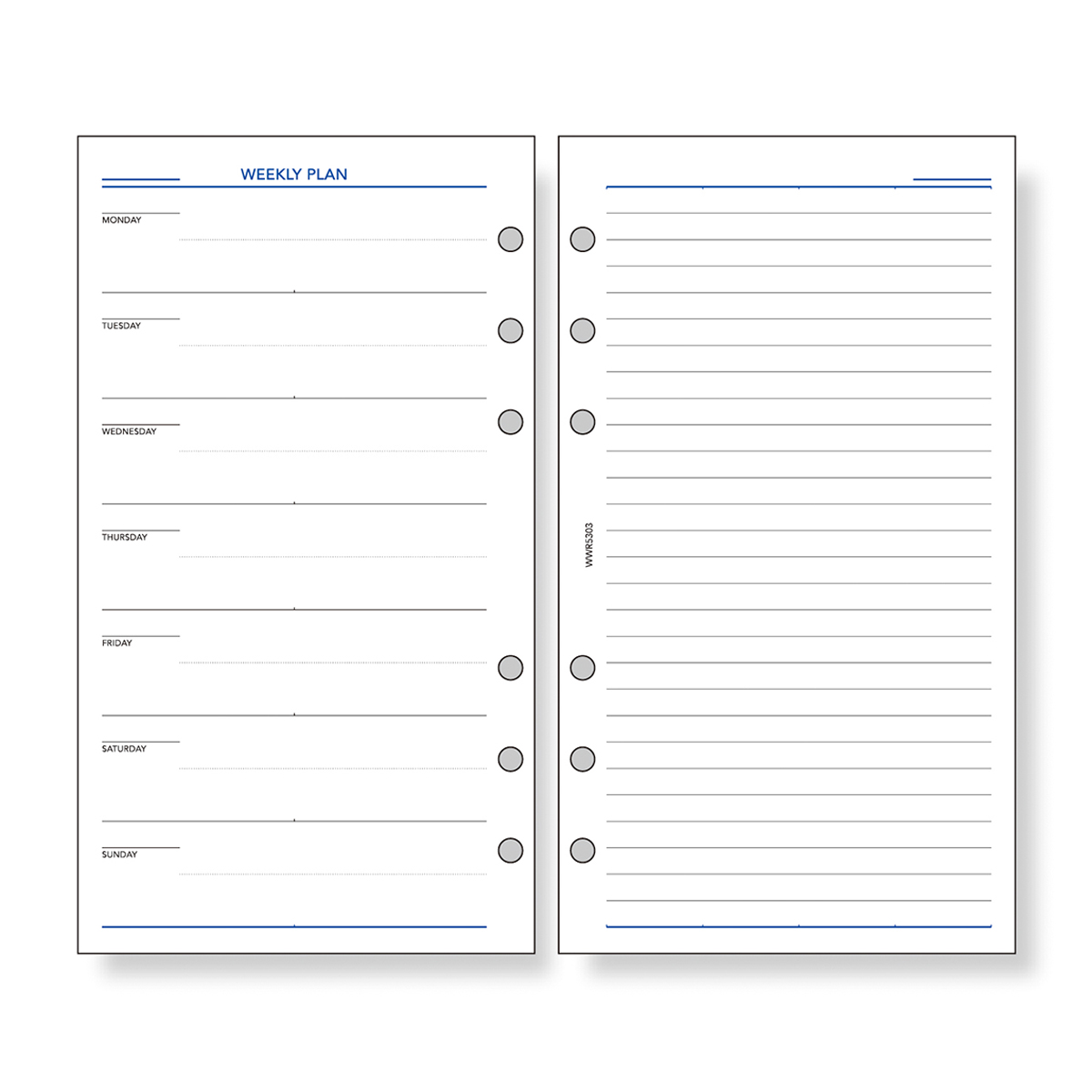 レイメイ藤井　キーワード リフィル (聖書) フリーウィークリー レフト　WWR5303