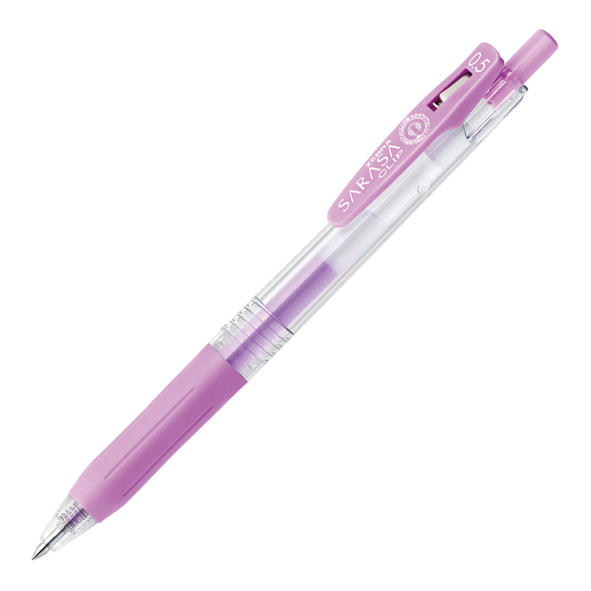 ゼブラ　サラサクリップ　０．５ｍｍ　ジェルボールペン　ミルクパープル
