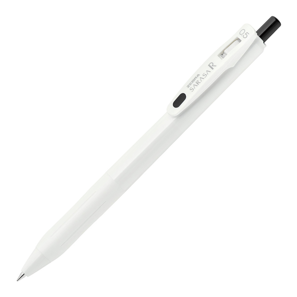 ゼブラ　サラサ　Ｒ　０．５　白／黒