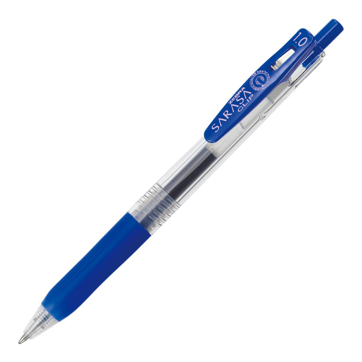 ゼブラ　サラサクリップ１．０　青