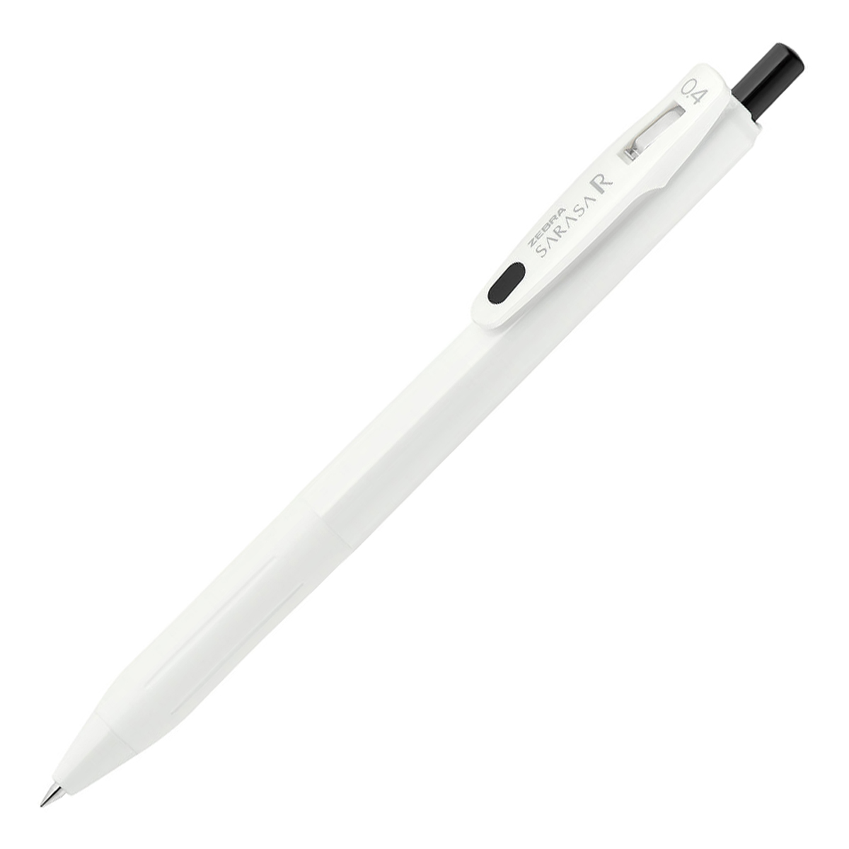 ゼブラ　サラサ　Ｒ　０．４　白／黒