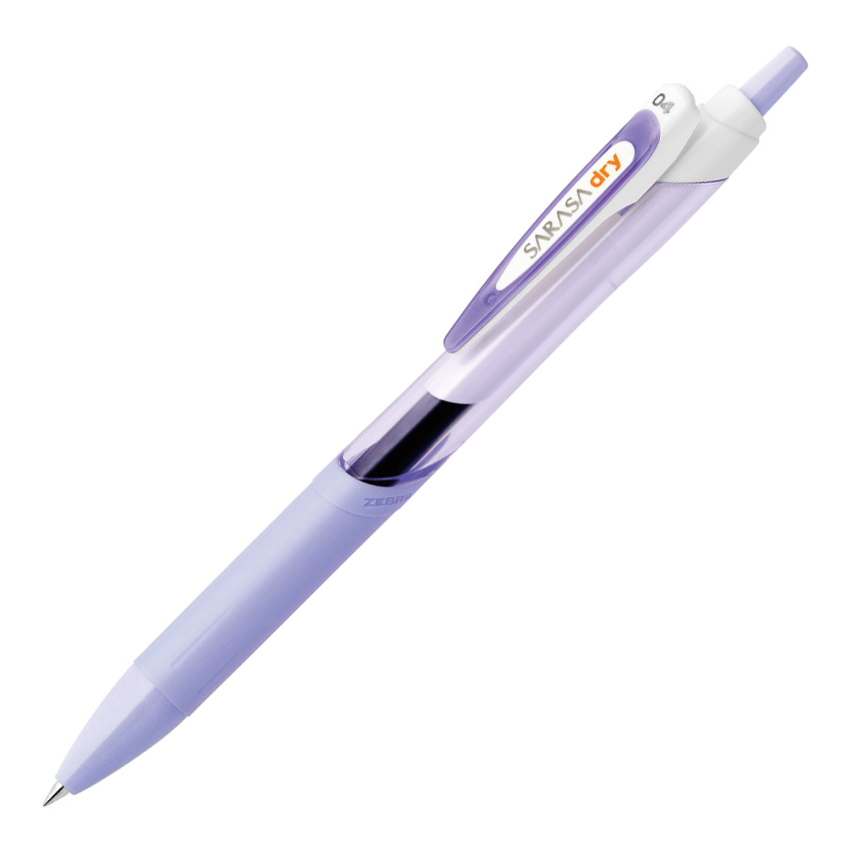 ゼブラ　サラサドライ　０．４　ソフトパープル