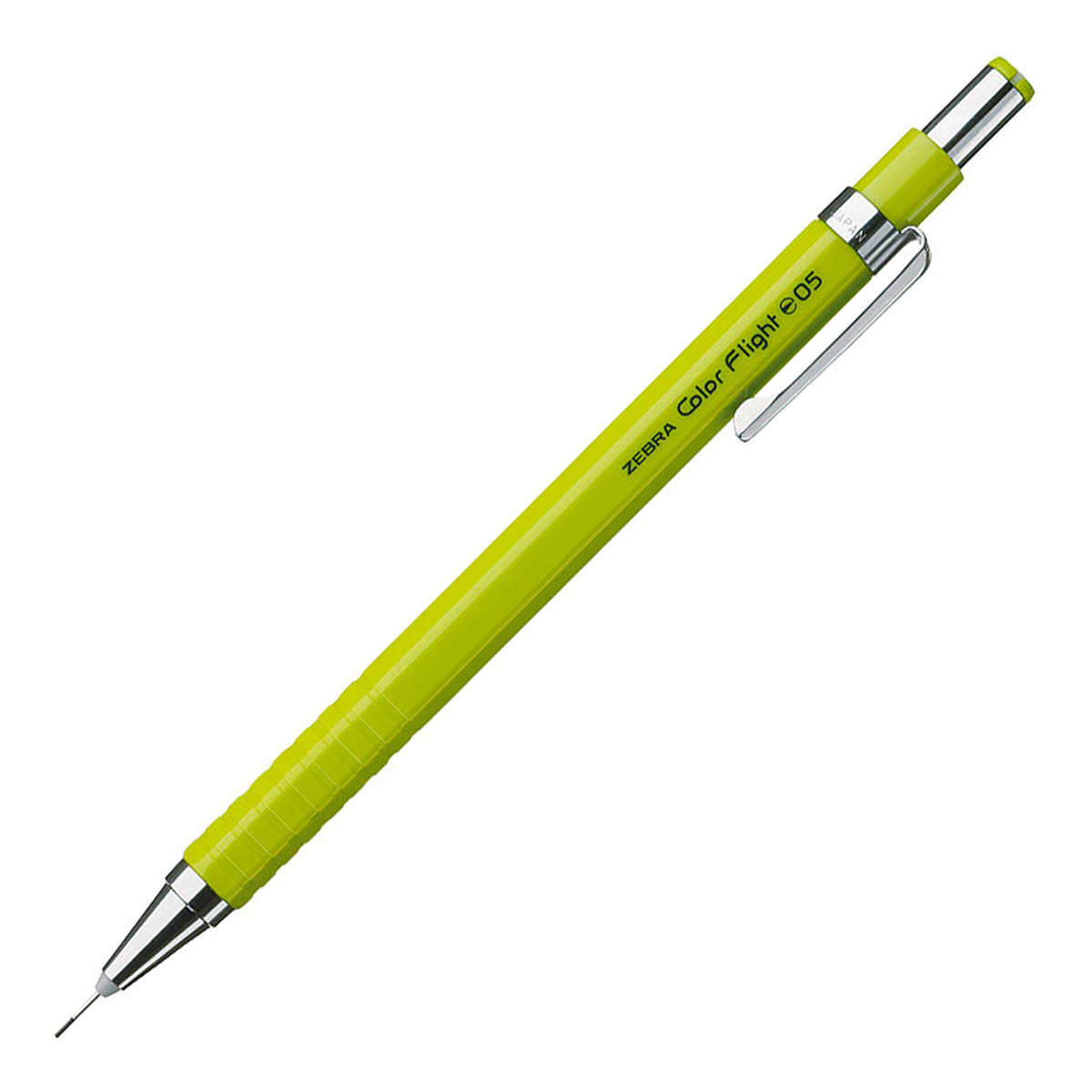 ゼブラ　カラーフライト　ライムグリーン　０．５ｍｍ　鉛芯　シャープペンシル