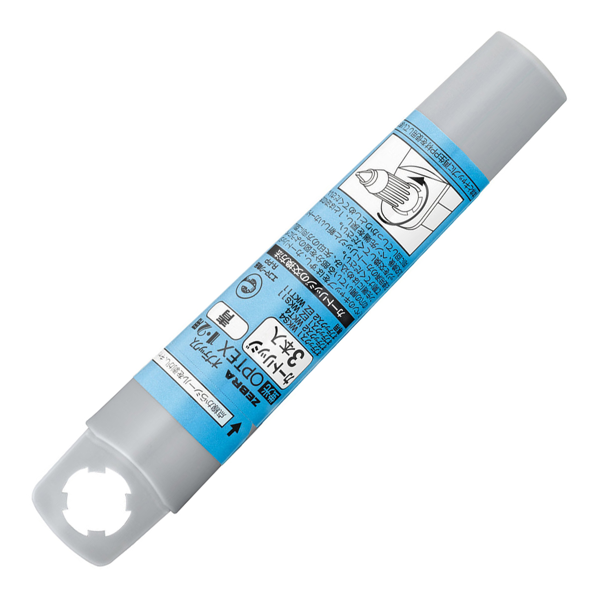 ゼブラ　蛍光ペン　オプテックス１・２用カートリッジ３本Ｅ　青