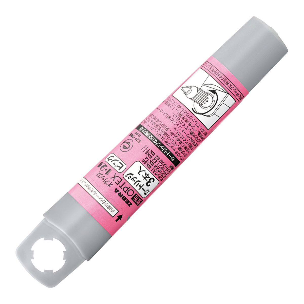 ゼブラ　蛍光ペン　オプテックス１・２用カートリッジ３本Ｅ　ピンク