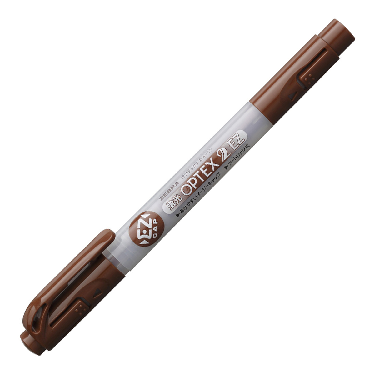 ゼブラ　蛍光オプテックス２－ＥＺ　　茶