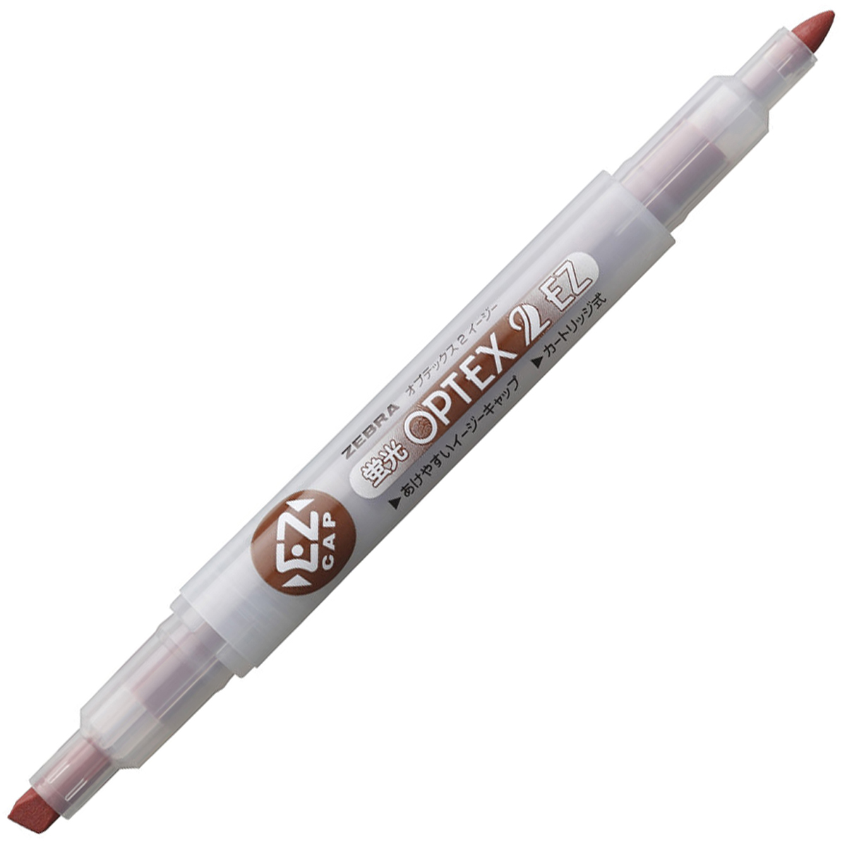 ゼブラ　蛍光オプテックス２－ＥＺ　　茶