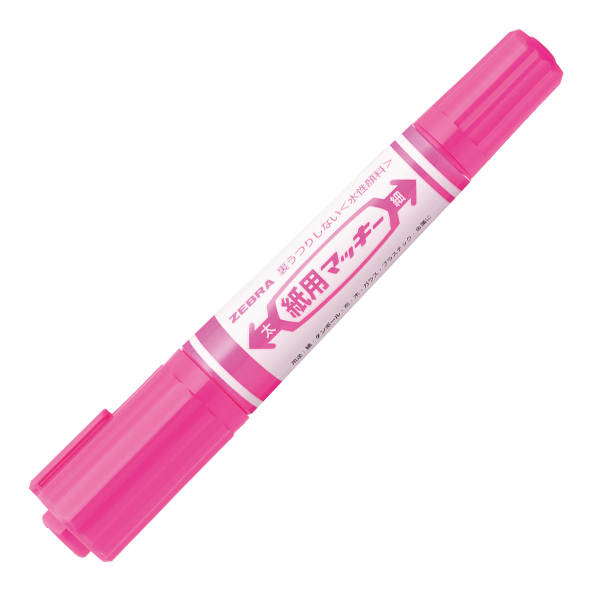 ゼブラ　紙用マッキー　ピンク