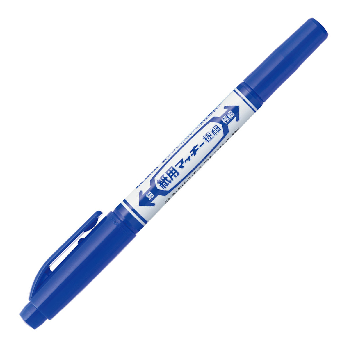 ゼブラ　紙用マッキー極細　青
