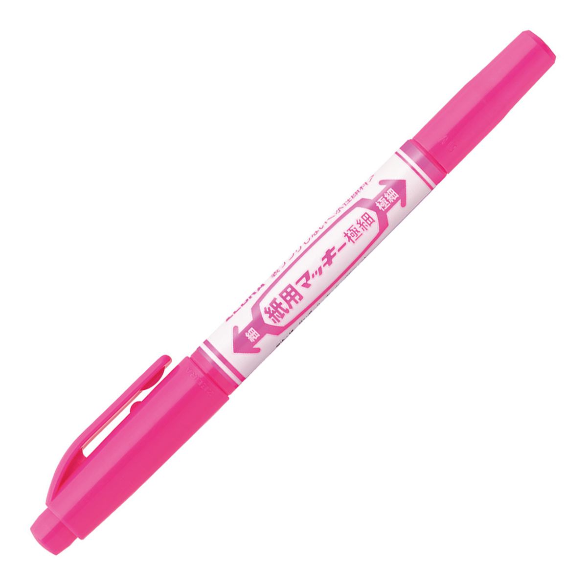ゼブラ　紙用マッキー極細　ピンク