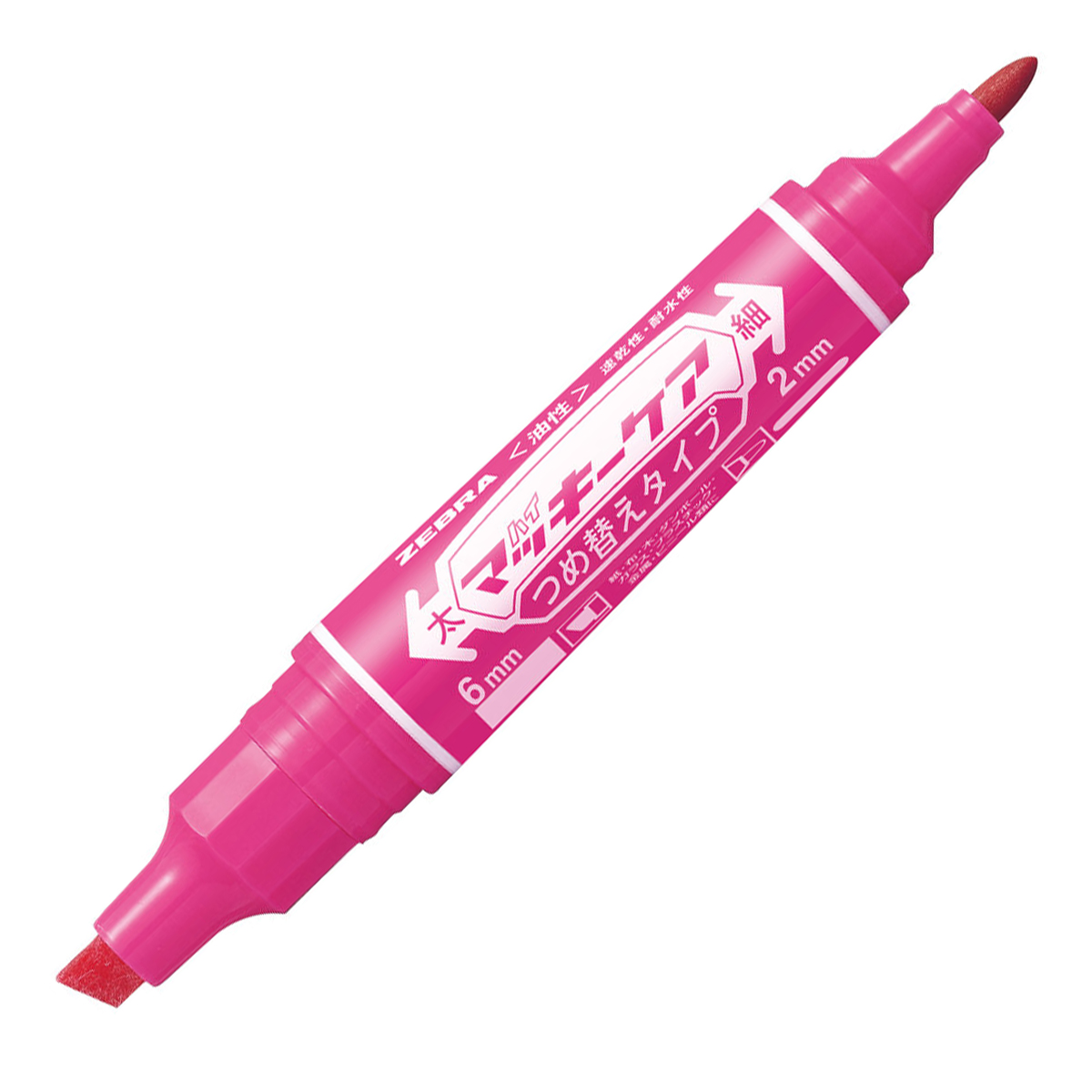 ゼブラ　ハイマッキーケア　つめ替えタイプ　ピンク