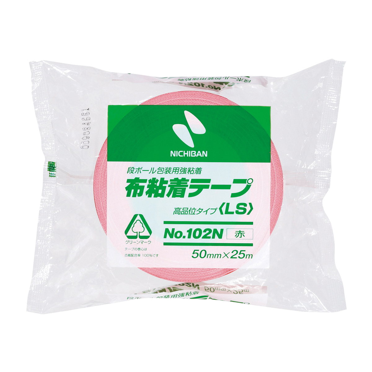 ニチバン　布テープ１０２Ｎ赤　　　　　