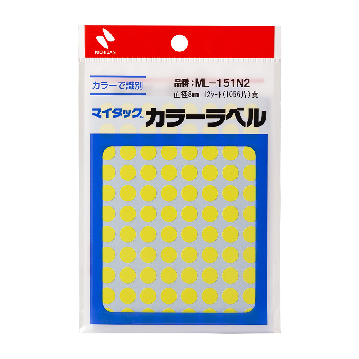 ニチバン　マイタックラベル　ＭＬ－１５１Ｎ２　黄