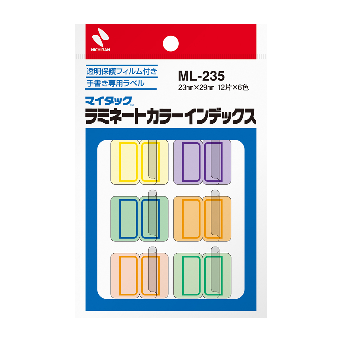 ニチバン　マイタックラミネートカラーインデックスＭＬ２３５