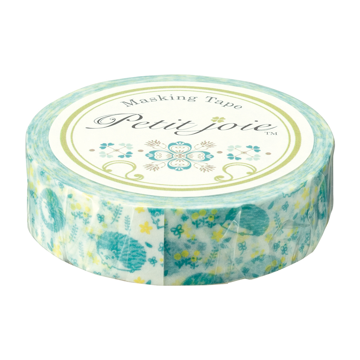 ニチバン　プチジョアマスキングテープ　ハリネズミ柄