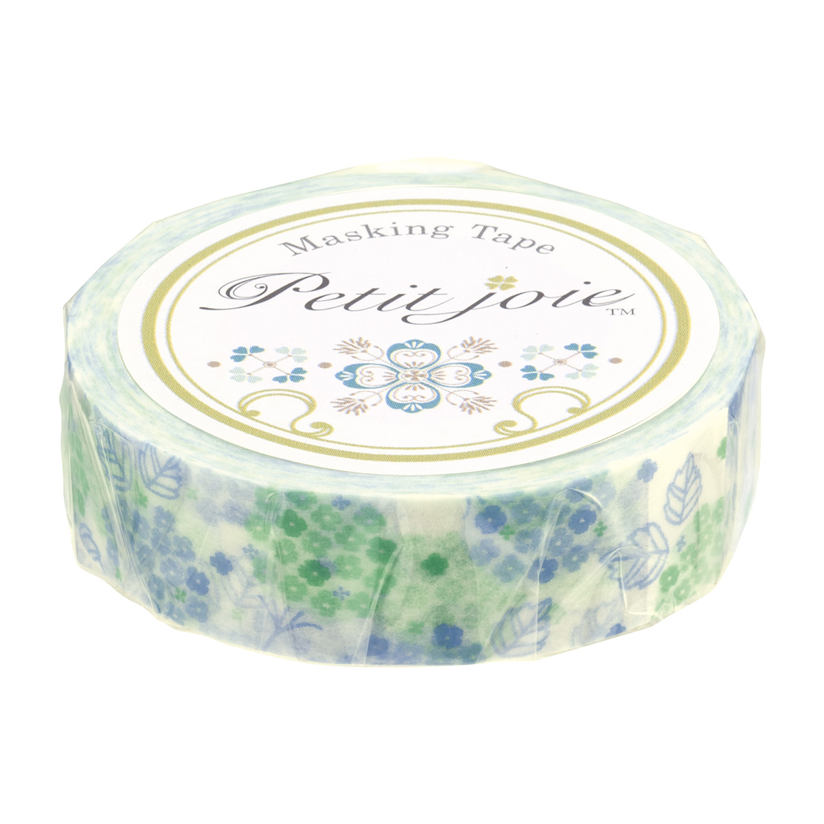 ニチバン　プチジョアマスキングテープ　あじさい柄
